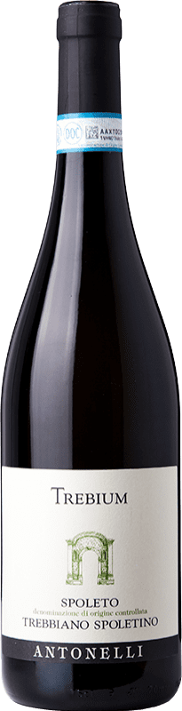 15,95 € Spedizione Gratuita | Vino bianco Antonelli San Marco Spoletino Trebium I.G.T. Umbria Umbria Italia Trebbiano Bottiglia 75 cl