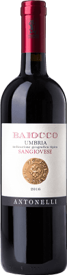 10,95 € Envio grátis | Vinho tinto Antonelli San Marco Baiocco I.G.T. Umbria Úmbria Itália Sangiovese Biológico Garrafa 75 cl