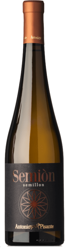 10,95 € Kostenloser Versand | Weißwein Antonio Pisante Semiòn I.G.T. Puglia Apulien Italien Sémillon Flasche 75 cl