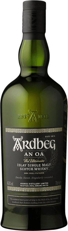 82,95 € Envio grátis | Whisky Single Malt Ardbeg An Oa Islay Reino Unido 70 cl