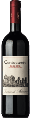 10,95 € 免费送货 | 红酒 Artimino Rosso Centocamini I.G.T. Toscana 托斯卡纳 意大利 Sangiovese 瓶子 75 cl