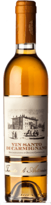 33,95 € Бесплатная доставка | Сладкое вино Artimino I.G.T. Vin Santo di Carmignano Тоскана Италия Malvasía, Trebbiano Toscano, San Colombano Половина бутылки 37 cl