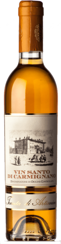 35,95 € 免费送货 | 甜葡萄酒 Artimino I.G.T. Vin Santo di Carmignano 托斯卡纳 意大利 Malvasia — 玛尔瓦西亚, Trebbiano — 特雷比亚诺, San Colombano 半瓶装 37 cl