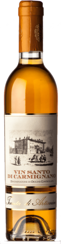 33,95 € Envio grátis | Vinho doce Artimino I.G.T. Vin Santo di Carmignano Tuscany Itália Malvasía, Trebbiano Toscano, San Colombano Meia Garrafa 37 cl