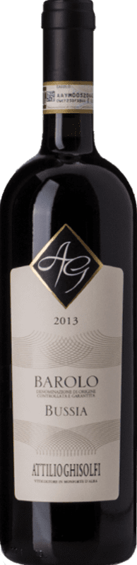 46,95 € 免费送货 | 红酒 Attilio Ghisolfi Bussia D.O.C.G. Barolo 皮埃蒙特 意大利 Nebbiolo 瓶子 75 cl