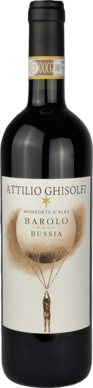 64,95 € 免费送货 | 红葡萄酒 Attilio Ghisolfi Bussia D.O.C.G. Barolo 皮埃蒙特 意大利 Nebbiolo — 内比奥罗 75 cl
