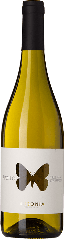 12,95 € Spedizione Gratuita | Vino bianco Ausonia Apollo D.O.C. Trebbiano d'Abruzzo Abruzzo Italia Trebbiano d'Abruzzo Bottiglia 75 cl