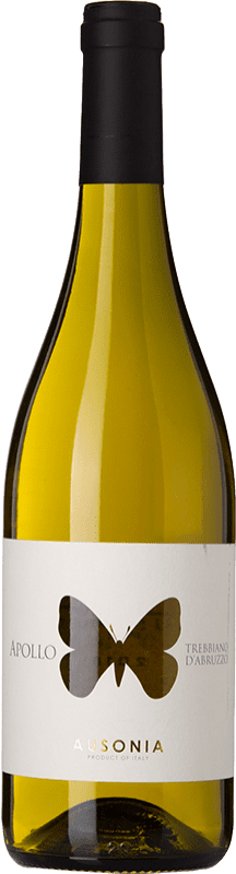 13,95 € Envío gratis | Vino Blanco Ausonia Apollo D.O.C. Trebbiano d'Abruzzo Abruzzo Italia Trebbiano Eco — Ecológico 75 cl