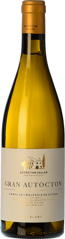23,95 € Envío gratis | Vino blanco Autòcton Gran Blanc Crianza España Xarel·lo, Malvasía de Sitges Botella 75 cl