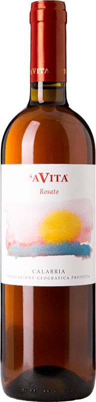 15,95 € 免费送货 | 玫瑰酒 'A Vita Rosato I.G.T. Calabria 卡拉布里亚 意大利 Gaglioppo 瓶子 75 cl