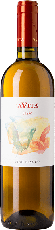 19,95 € Kostenloser Versand | Weißwein 'A Vita Leukò I.G.T. Calabria Kalabrien Italien Gaglioppo, Greco Flasche 75 cl