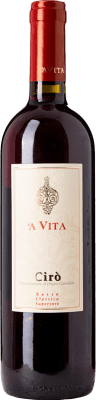 19,95 € Kostenloser Versand | Rotwein 'A Vita Rosso Classico Superiore D.O.C. Cirò Kalabrien Italien Gaglioppo Flasche 75 cl