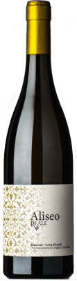 33,95 € Envio grátis | Vinho Branco Reale Tramonti Bianco Aliseo D.O.C. Costa d'Amalfi Campania Itália Biancolella Eco Biológico Garrafa 75 cl