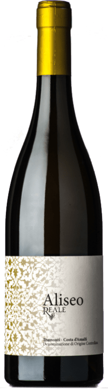 26,95 € Free Shipping | White wine Reale Tramonti Bianco Aliseo D.O.C. Costa d'Amalfi Campania Italy Biancolella Bottle 75 cl