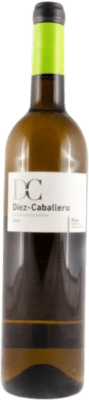 7,95 € Spedizione Gratuita | Vino bianco Diez-Caballero Blanco Barrica D.O.Ca. Rioja La Rioja Spagna Viura Bottiglia 75 cl