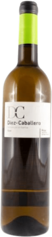 8,95 € Envío gratis | Vino blanco Diez-Caballero Blanco Barrica D.O.Ca. Rioja La Rioja España Viura Botella 75 cl