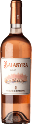 23,95 € Бесплатная доставка | Розовое вино Baglio di Pianetto Rosato Baiasyra I.G.T. Terre Siciliane Сицилия Италия Syrah бутылка 75 cl