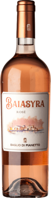 10,95 € Kostenloser Versand | Roséwein Baglio di Pianetto Baiasyra I.G.T. Terre Siciliane Sizilien Italien Syrah Eco — Biologisch Flasche 75 cl