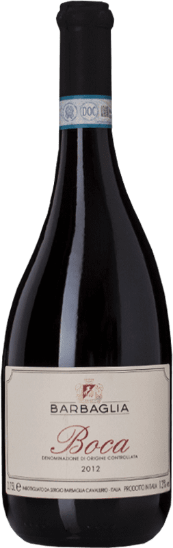 42,95 € Spedizione Gratuita | Vino rosso Barbaglia D.O.C. Boca Piemonte Italia Nebbiolo, Vespolina Bottiglia 75 cl