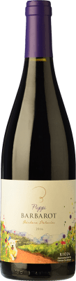 16,95 € Бесплатная доставка | Красное вино Montenegro Puppi Barbarot Дуб D.O.Ca. Rioja Ла-Риоха Испания Tempranillo, Merlot бутылка 75 cl