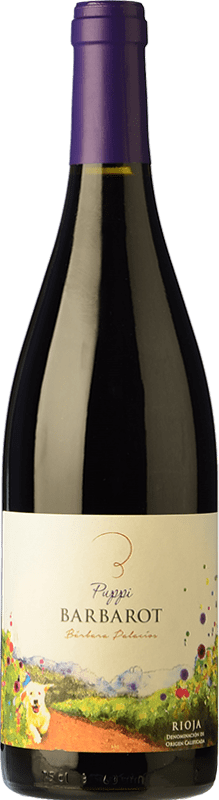 19,95 € Free Shipping | Red Wine Montenegro Puppi Barbarot Oak D.O.Ca. Rioja The Rioja Spain Tempranillo, Merlot 75 cl