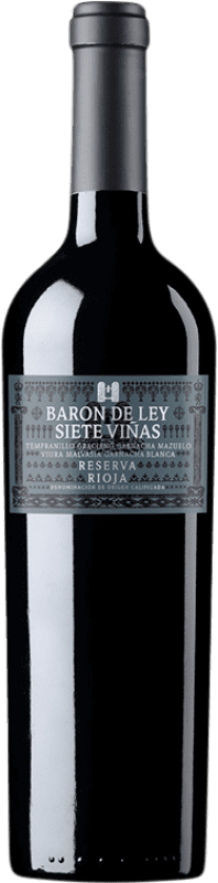 29,95 € Free Shipping | Red wine Barón de Ley 7 Viñas Reserve D.O.Ca. Rioja The Rioja Spain Tempranillo, Grenache, Graciano, Mazuelo, Viura, Malvasía Bottle 75 cl