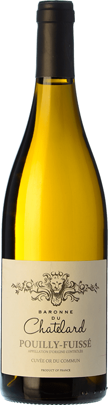 19,95 € Spedizione Gratuita | Vino bianco Baronne du Chatelard A.O.C. Pouilly-Fuissé Borgogna Francia Chardonnay Bottiglia 75 cl