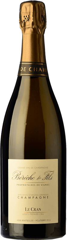 96,95 € Free Shipping | White Sparkling Wine Bérêche Le Cran Brut Nature 1er Premier Cru A.O.C. Champagne Champagne France Pinot Noir, Chardonnay 75 cl