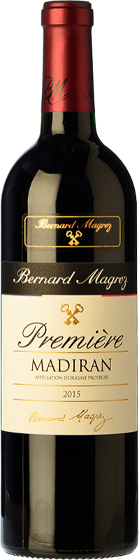 14,95 € Spedizione Gratuita | Vino rosso Bernard Magrez Premiere Crianza A.O.C. Madiran Pirenei Francia Cabernet Franc, Tannat Bottiglia 75 cl