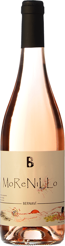 9,95 € Free Shipping | Rosé wine Bernaví Rosat D.O. Terra Alta Catalonia Spain Morenillo Bottle 75 cl