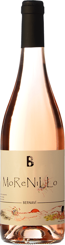 17,95 € Envoi gratuit | Vin Rosé Bernaví D.O. Terra Alta Catalogne Espagne Morenillo Bouteille 75 cl