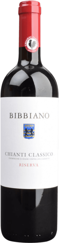 32,95 € 免费送货 | 红酒 Bibbiano 预订 D.O.C.G. Chianti Classico 托斯卡纳 意大利 Sangiovese 瓶子 75 cl