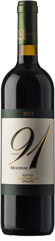 58,95 € Free Shipping | Red wine Bindi Sergardi Mocenni 91 I.G.T. Toscana Tuscany Italy Cabernet Sauvignon Bottle 75 cl