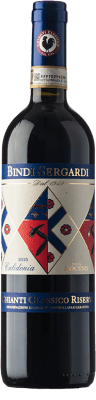 39,95 € 免费送货 | 红酒 Bindi Sergardi Calidonia 预订 D.O.C.G. Chianti Classico 托斯卡纳 意大利 Sangiovese 瓶子 75 cl