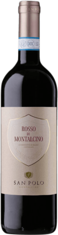 19,95 € Spedizione Gratuita | Vino rosso San Polo D.O.C. Rosso di Montalcino Toscana Italia Sangiovese Bottiglia 75 cl