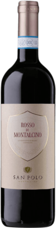 19,95 € Envío gratis | Vino tinto San Polo D.O.C. Rosso di Montalcino Toscana Italia Sangiovese Botella 75 cl