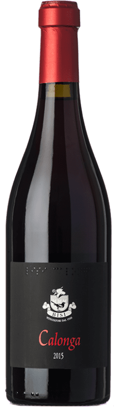 21,95 € Envio grátis | Vinho tinto Bisi Calonga I.G.T. Provincia di Pavia Lombardia Itália Pinot Preto Garrafa 75 cl