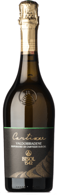 41,95 € Envoi gratuit | Blanc mousseux Bisol Sec D.O.C.G. Prosecco di Valdobbiadene Superiore di Cartizze Vénétie Italie Glera Bouteille 75 cl