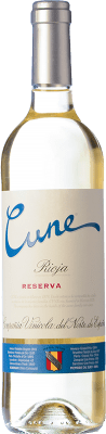 22,95 € 免费送货 | 白葡萄酒 Norte de España - CVNE Cune 珍藏 D.O.Ca. Rioja 拉里奥哈 西班牙 Viura — 维乌拉 75 cl