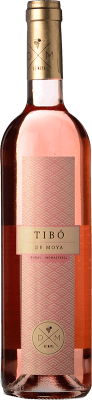 6,95 € Envio grátis | Vinho Rosé Bodega de Moya Tibó D.O. Utiel-Requena Comunidade Valenciana Espanha Monastrell, Bobal Garrafa 75 cl