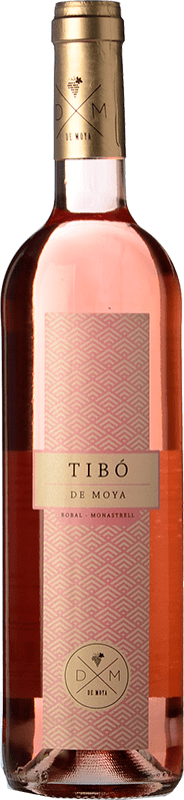 12,95 € Envoi gratuit | Vin Rosé Bodega de Moya Tibó D.O. Utiel-Requena Communauté valencienne Espagne Monastrell, Bobal 75 cl