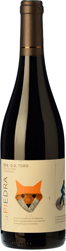 6,95 € Kostenloser Versand | Rotwein Estancia Piedra Eiche D.O. Toro Kastilien und León Spanien Tempranillo, Grenache Flasche 75 cl
