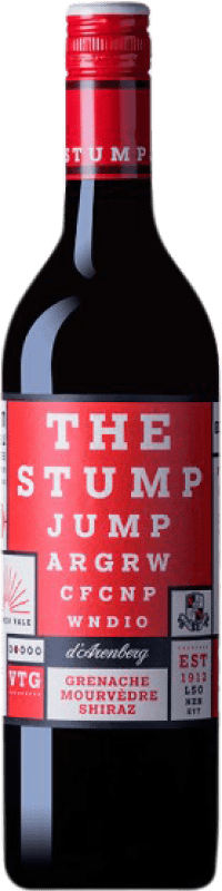 12,95 € Envío gratis | Vino tinto D'Arenberg The Stump Jump GSM I.G. McLaren Vale McLaren Vale Australia Syrah, Garnacha Tintorera, Mourvèdre Botella 75 cl