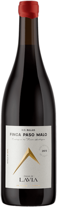 34,95 € Free Shipping | Red wine Lavia Finca Paso Malo Aged D.O. Bullas Spain Monastrell Bottle 75 cl