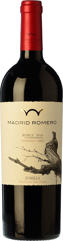 15,95 € Бесплатная доставка | Красное вино Madrid Romero Дуб D.O. Jumilla Кастилья-Ла-Манча Испания Syrah — Сира, Monastrell — Монастрель Бутылка 75 cl