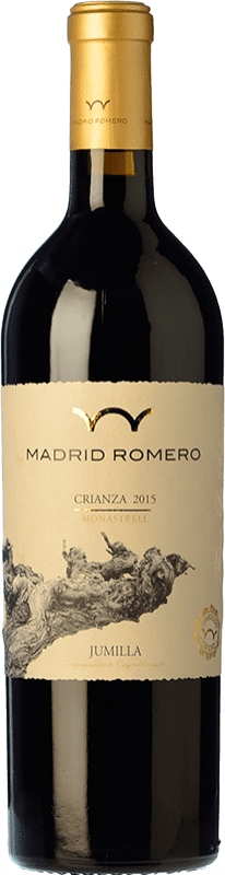 15,95 € Бесплатная доставка | Красное вино Madrid Romero Crianza — Крианса D.O. Jumilla Кастилья-Ла-Манча Испания Monastrell — Монастрель Бутылка 75 cl