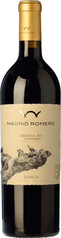 14,95 € Envio grátis | Vinho tinto Madrid Romero Crianza D.O. Jumilla Castela-Mancha Espanha Monastrell Garrafa 75 cl