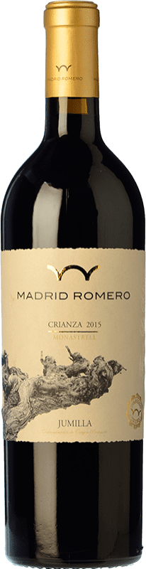19,95 € Spedizione Gratuita | Vino rosso Madrid Romero Crianza D.O. Jumilla Castilla-La Mancha Spagna Monastrell Bottiglia 75 cl