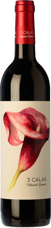 7,95 € Free Shipping | Red wine Madrid Romero 3 Calas Tinto Young D.O. Jumilla Castilla la Mancha Spain Syrah, Monastrell Bottle 75 cl