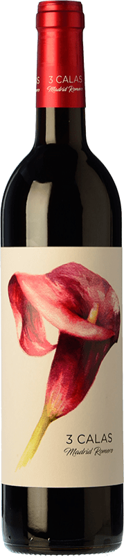 7,95 € Envio grátis | Vinho Tinto Madrid Romero 3 Calas Jovem D.O. Jumilla Castela-Mancha Espanha Syrah, Monastrell Garrafa 75 cl